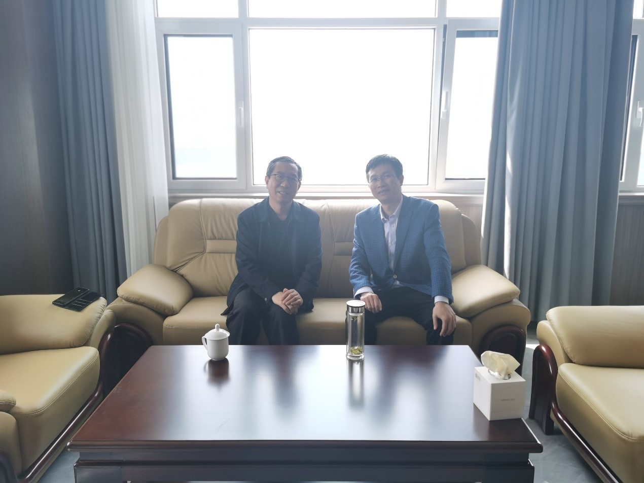 安陽(yáng)市政府副秘書長(zhǎng)、辦公室主任史景山蒞臨克能指導(dǎo)工作（2021年4月15日）